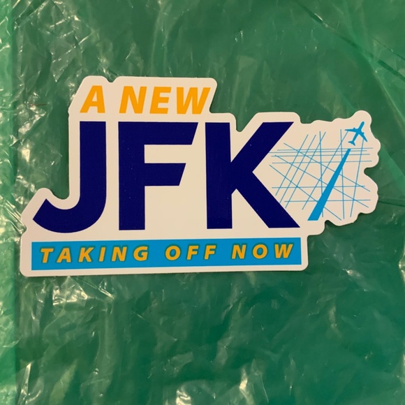 A NEW JFK TAKING OFF NOW - Sticker John F. Kennedy International Airport - Picture 2 of 3